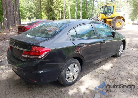 2014 Honda Civic Lx from USA, damaged, VIN 2HGFB2F58EH511754